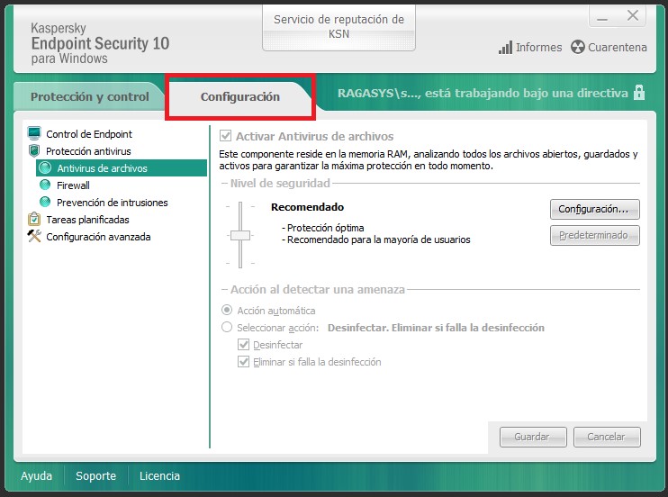 Kaspersky Security Center – Karpersky Endpoint Security 10 para Windows ...