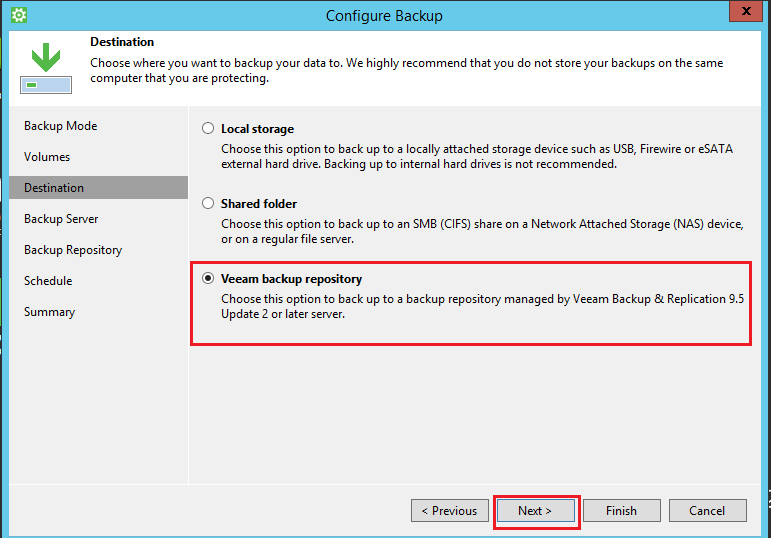 Veeam Agent for Microsoft Windows RAGASYS SISTEMAS