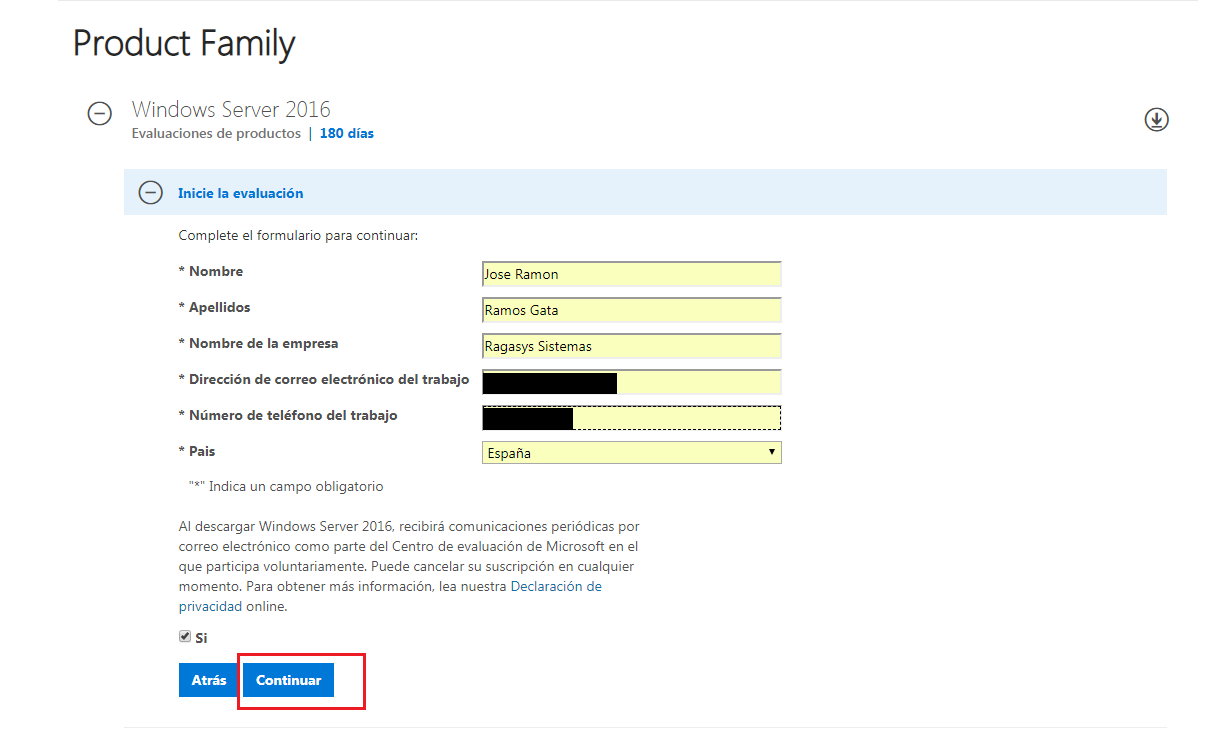 Convertir versión de evaluación MS Windows Server 2016 Standard a ...