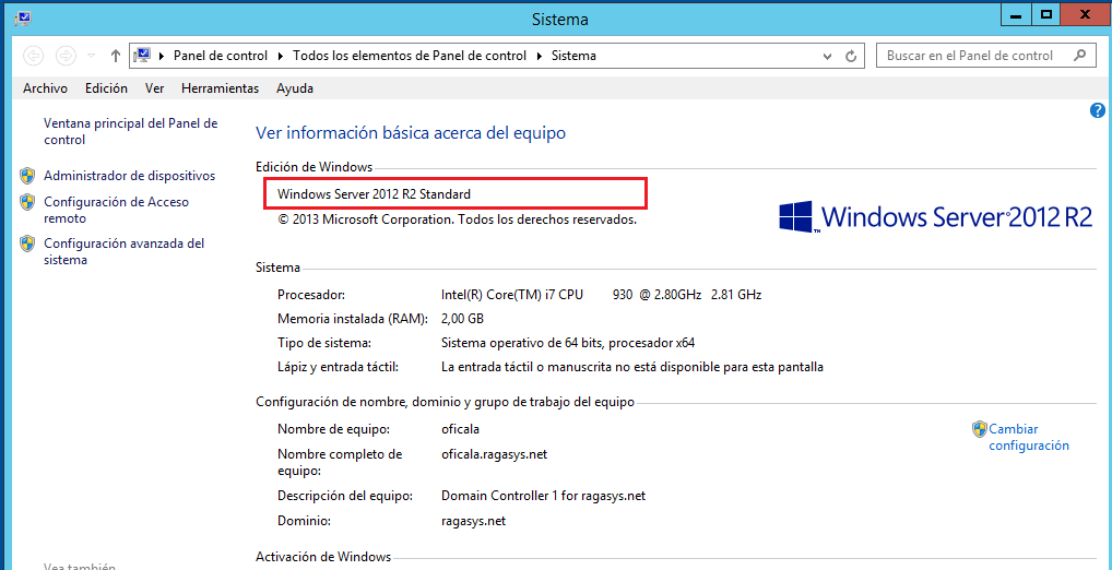 Controlador De Dominio Secundario Windows Server 2012 R2