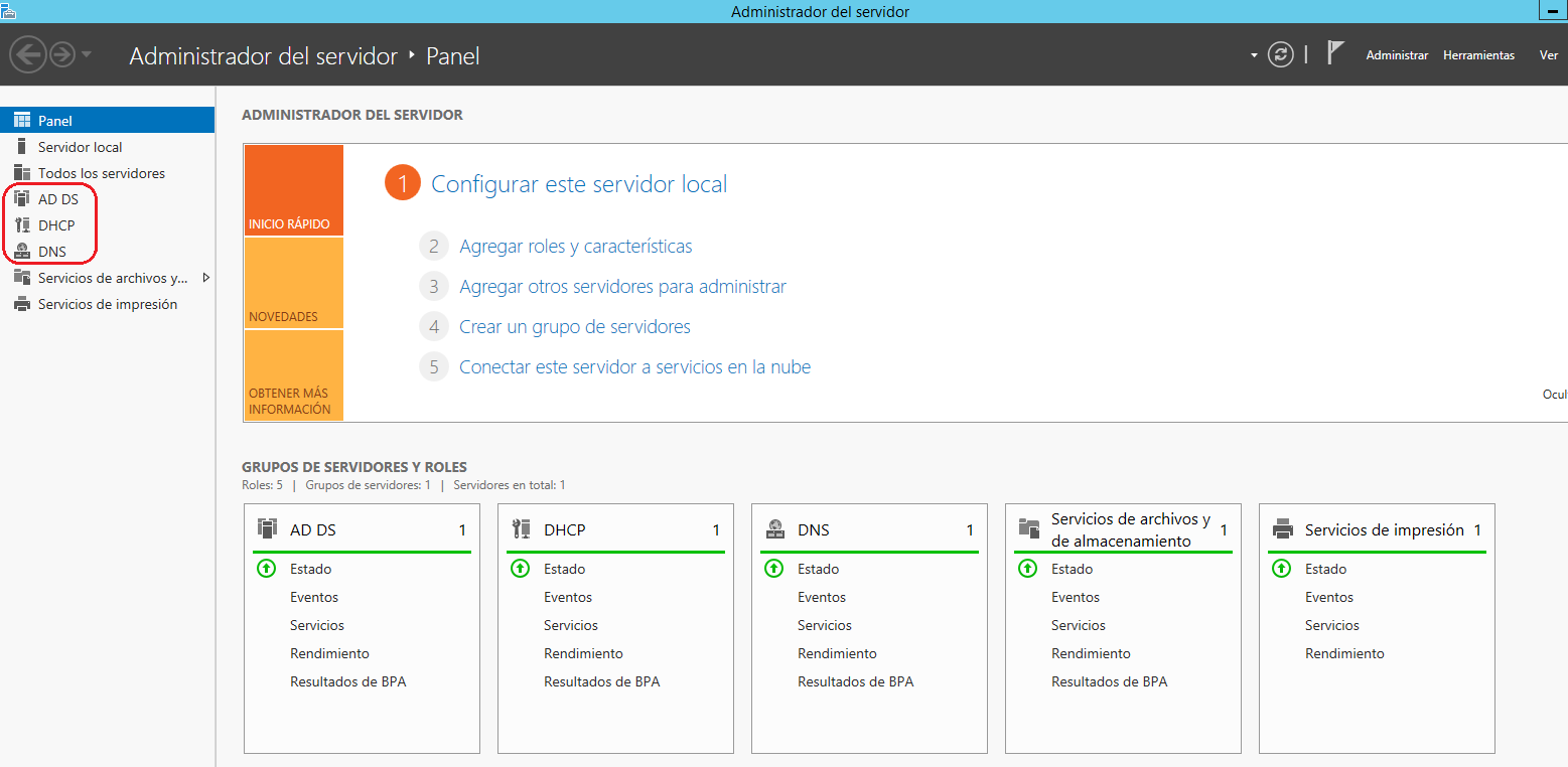 Migrar controlador de dominio con Windows Server 2012 R2 a Windows ...