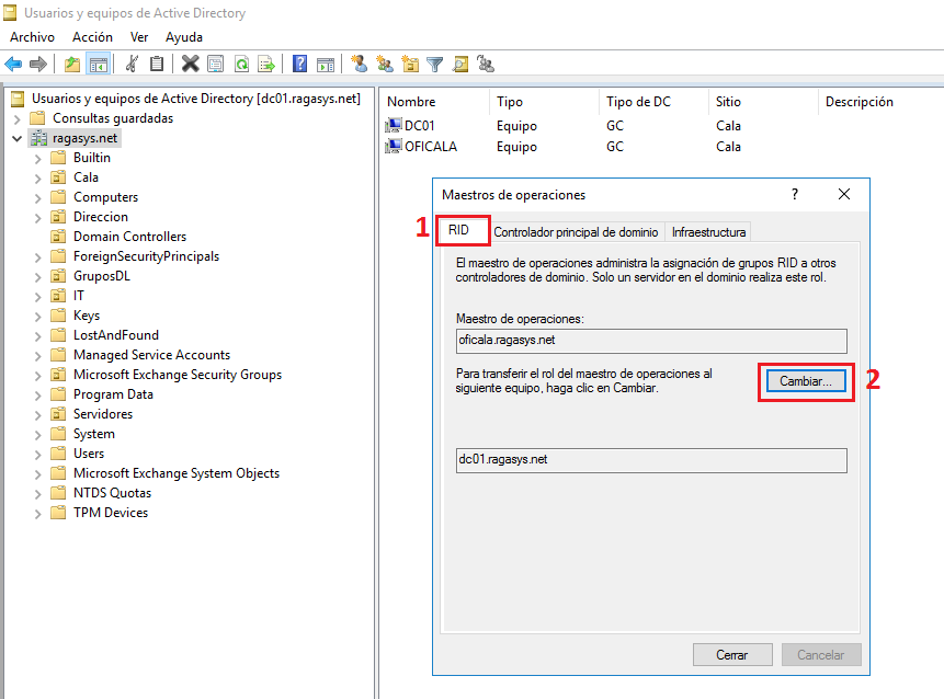 Migrar controlador de dominio con Windows Server 2012 R2 a Windows ...