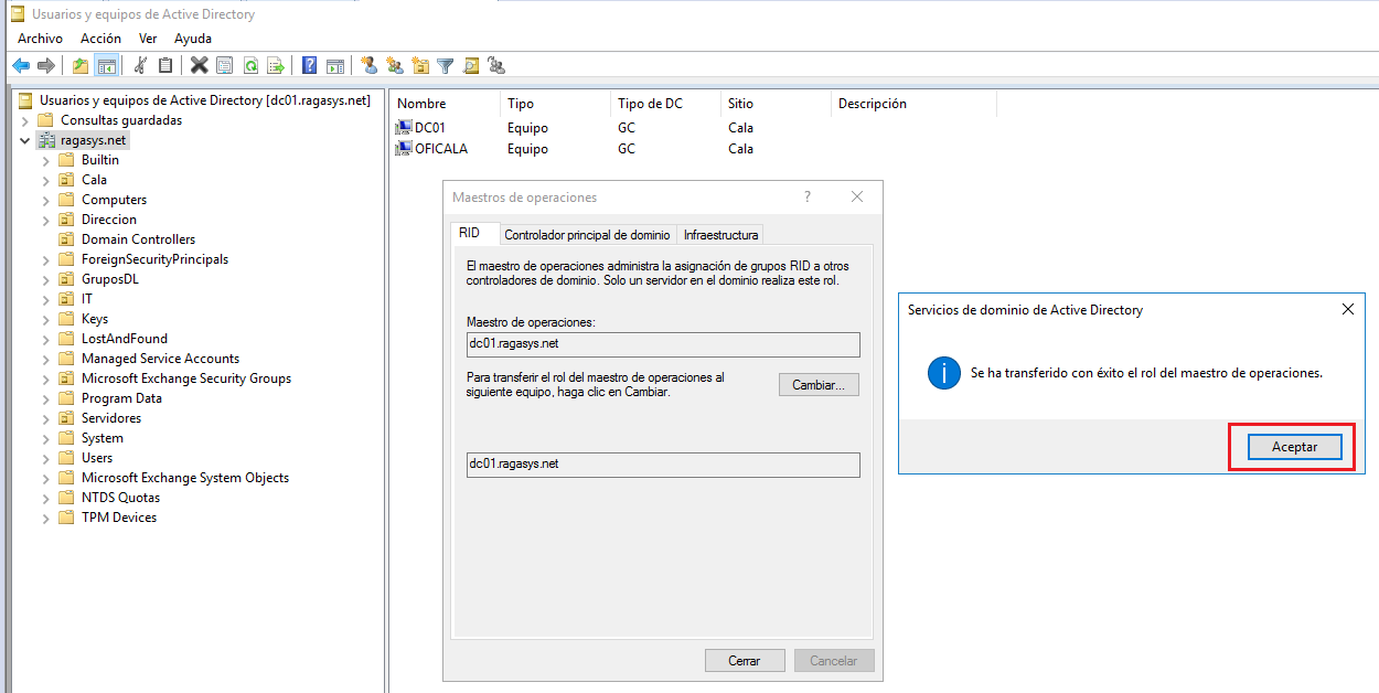 Migrar controlador de dominio con Windows Server 2012 R2 a Windows ...
