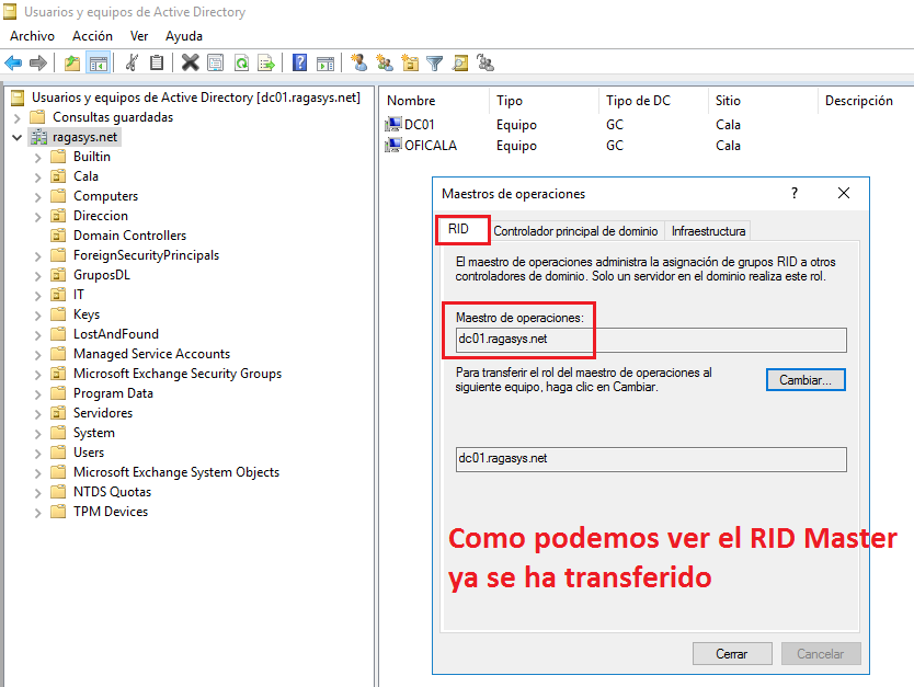 Migrar controlador de dominio con Windows Server 2012 R2 a Windows ...