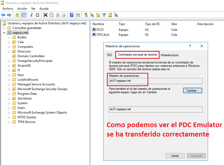 Migrar controlador de dominio con Windows Server 2012 R2 a Windows ...