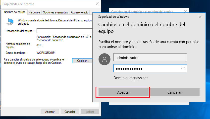 Migrar controlador de dominio con Windows Server 2012 R2 a Windows ...