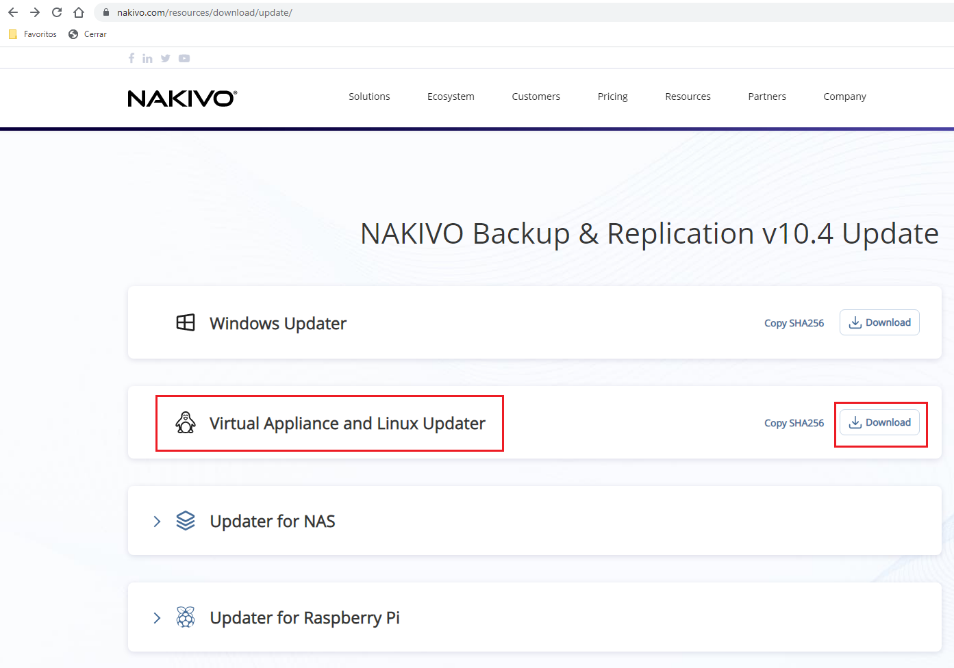 Nakivo Backup & Replication – Actualizar Transporter Linux v10.3 a la ...