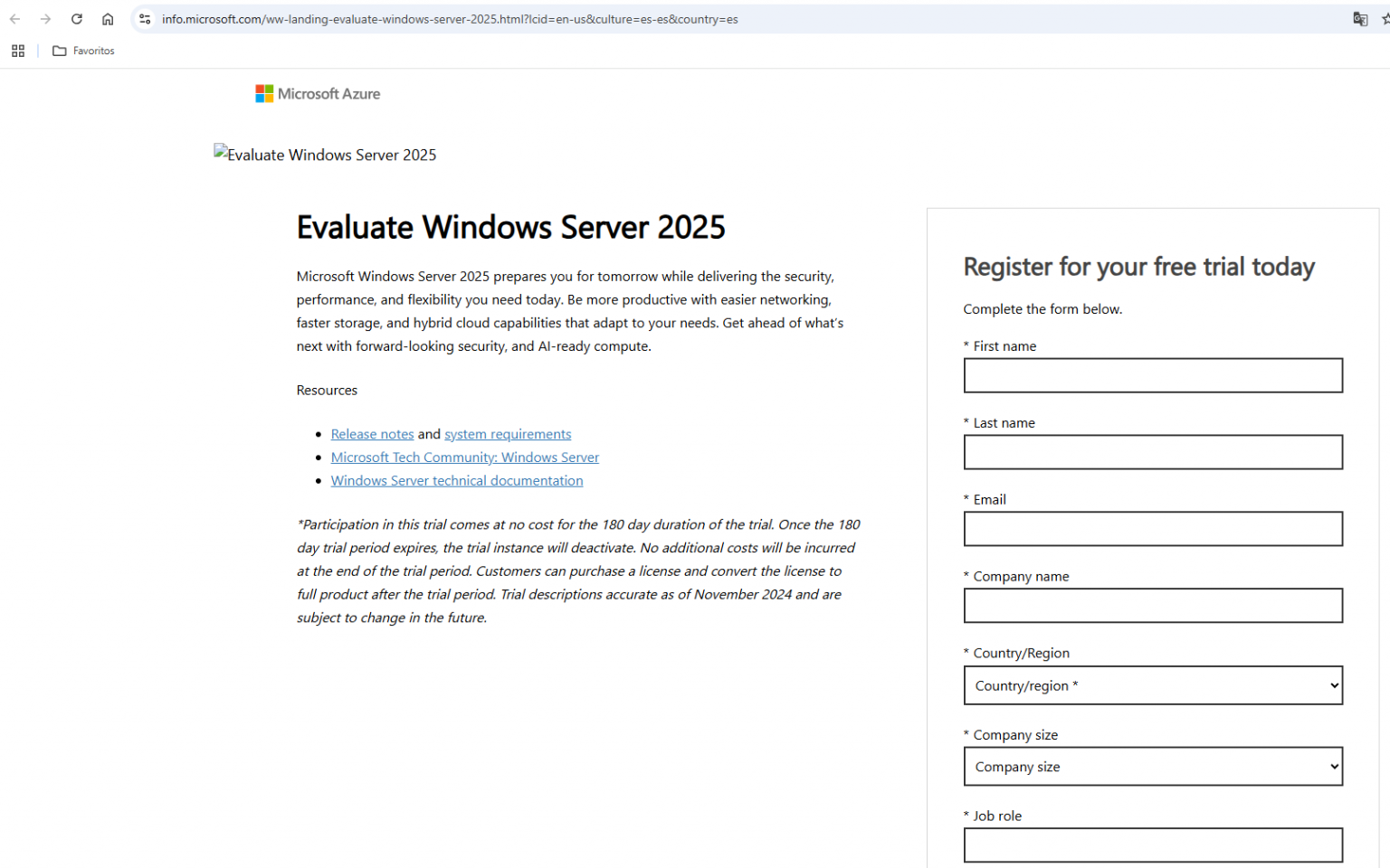 Convertir versión de evaluación MS Windows Server 2025 Standard a ...