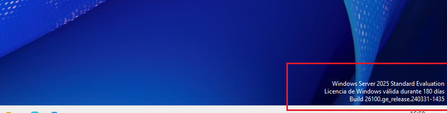 Convertir versión de evaluación MS Windows Server 2025 Standard a ...