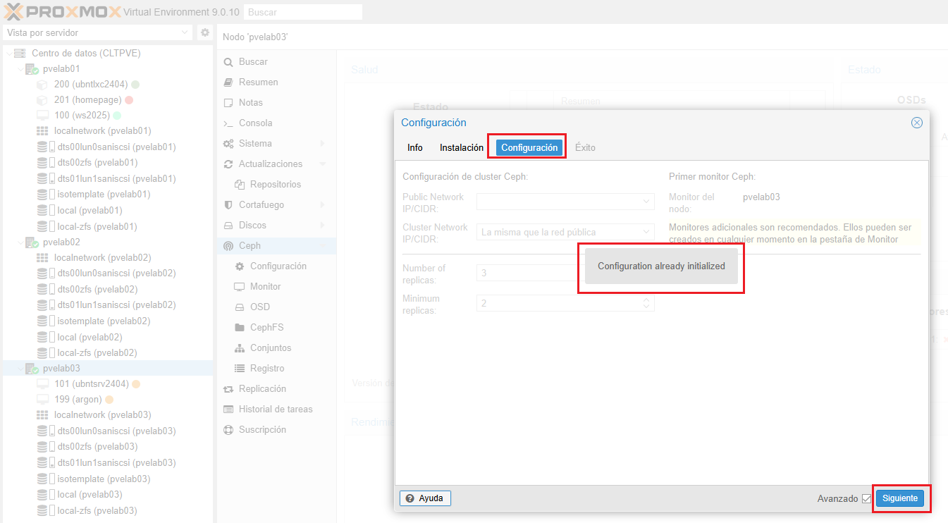 Instalación y configuración de Ceph en Proxmox VE - RAGASYS SISTEMAS